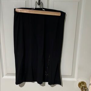 Gap Black Skirt with design on front